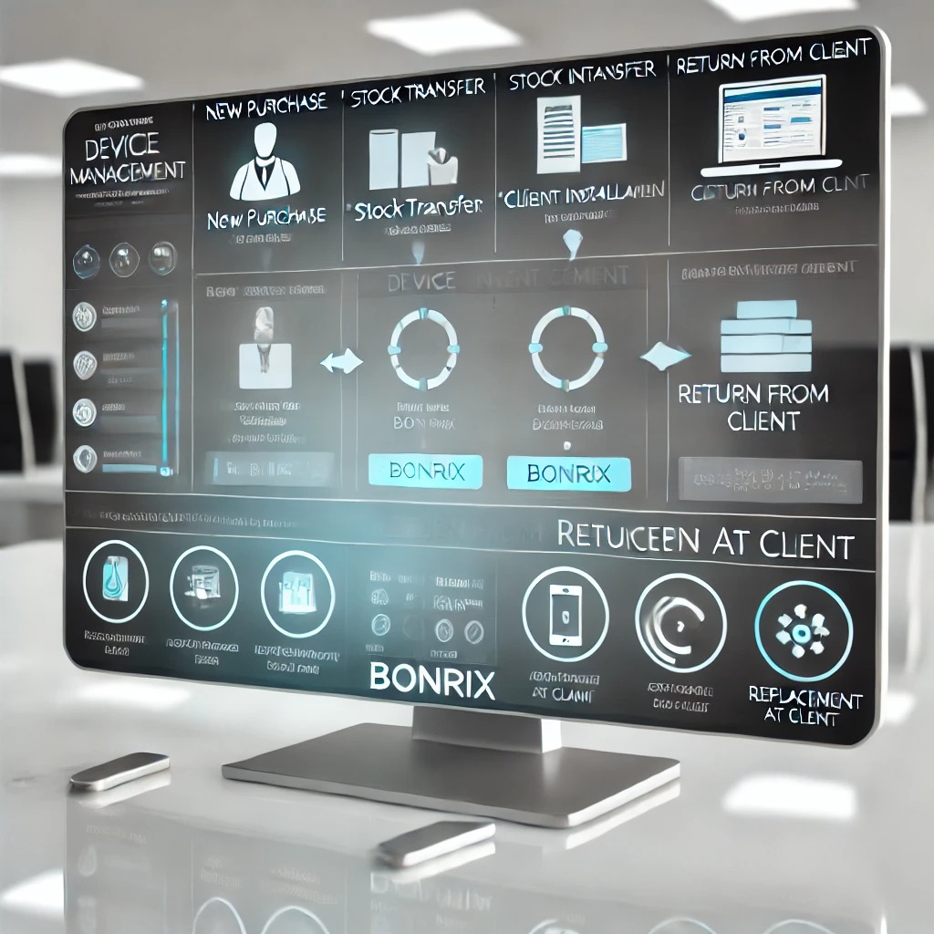 Bonrix Device Inventory Management for Efficient Device Tracking, including enhanced efficiency, improved accountability, better client satisfaction, and cost-effectiveness