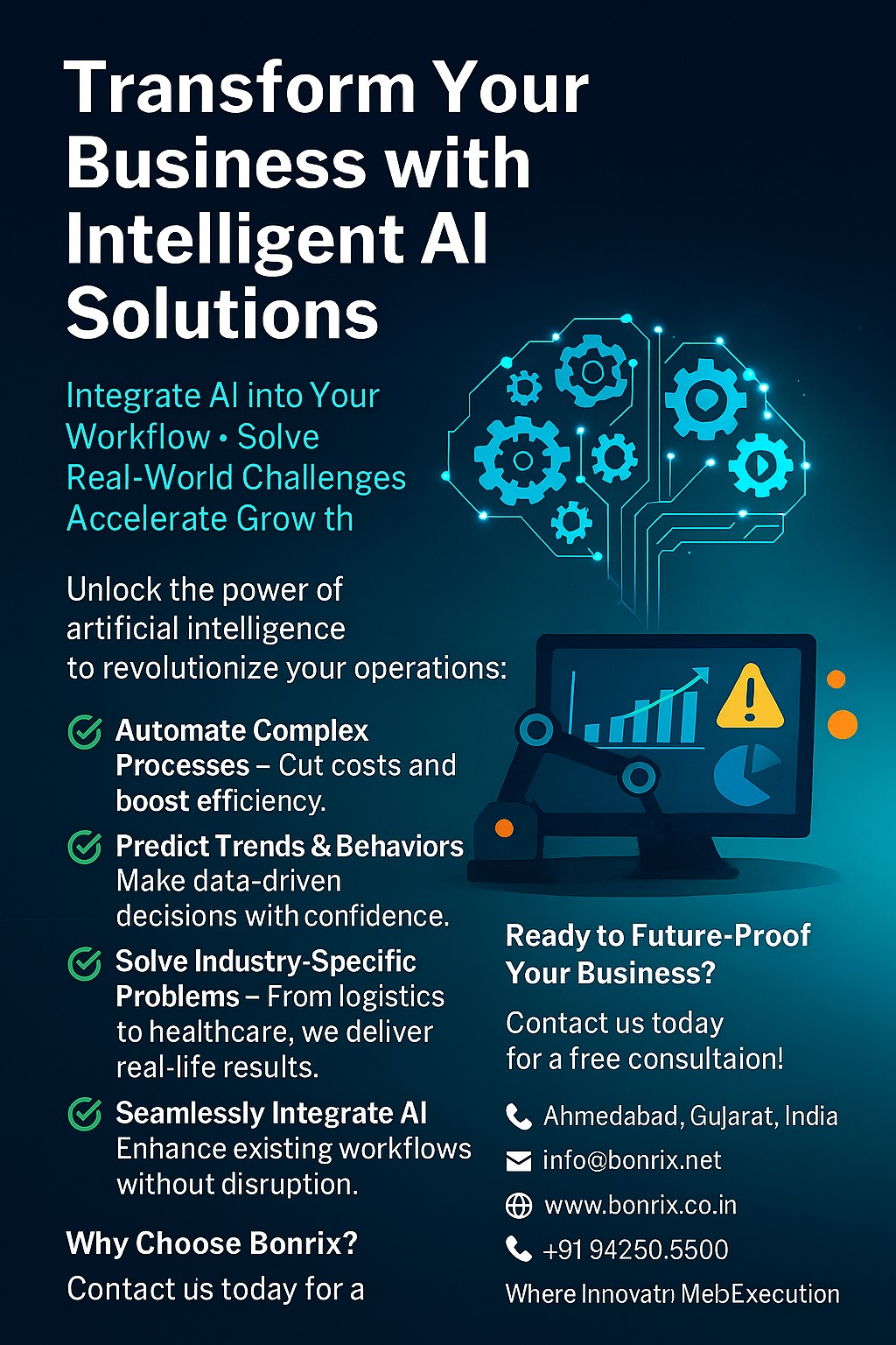 Bonrix Applied AI ML Engineering Software Products and Services including Face Recognition, Object Detection, Intelligent Chat Bot, and Video Surveillance