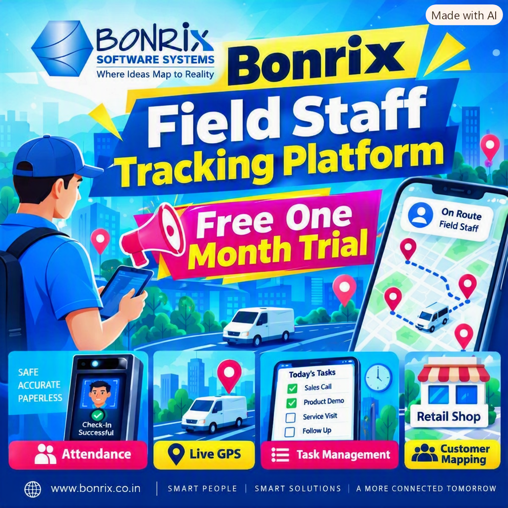 Bonrix White-Label Field Staff Tracking Plateform
                                      