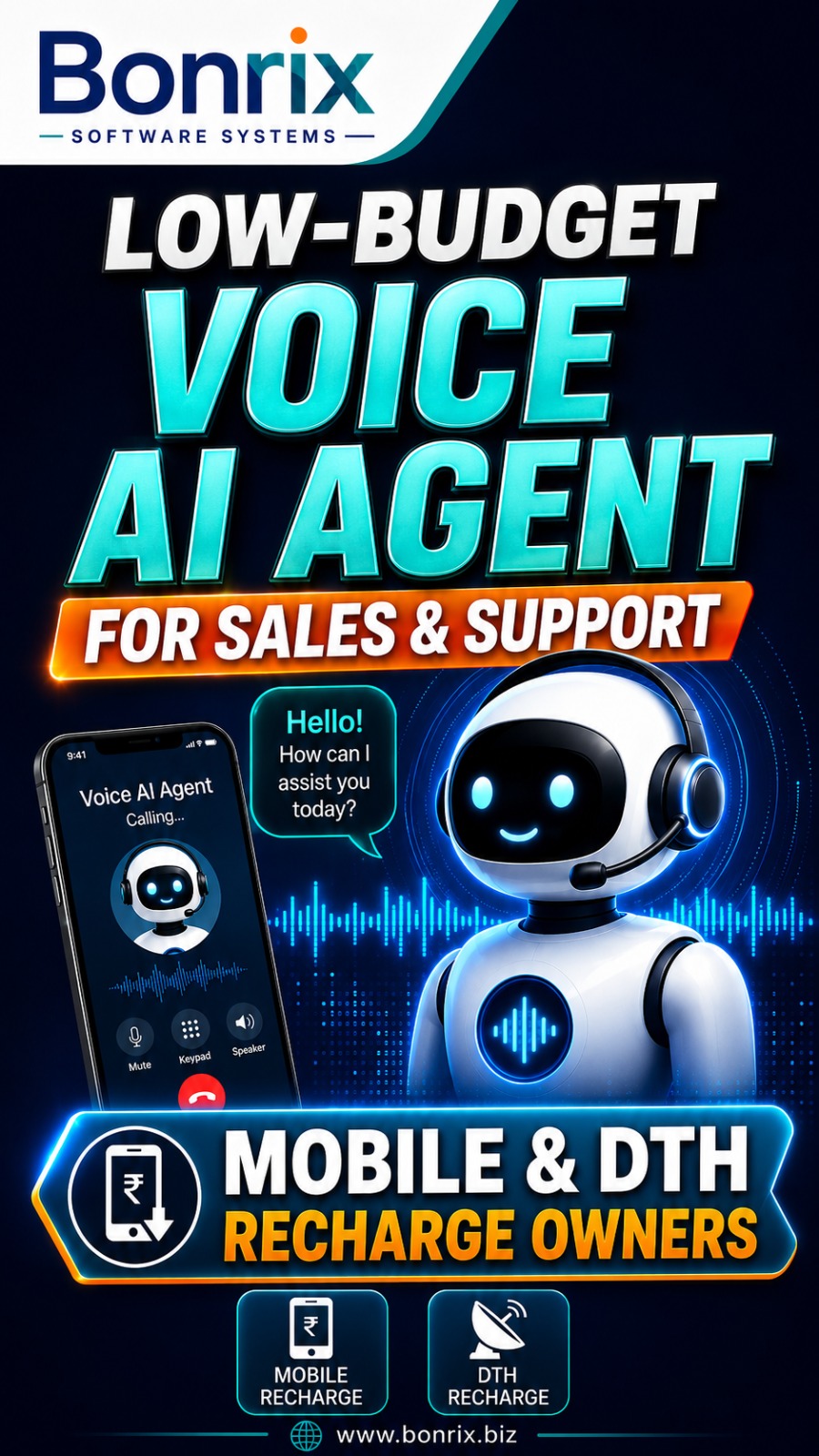 Bonrix Hindi Voice AI Agent