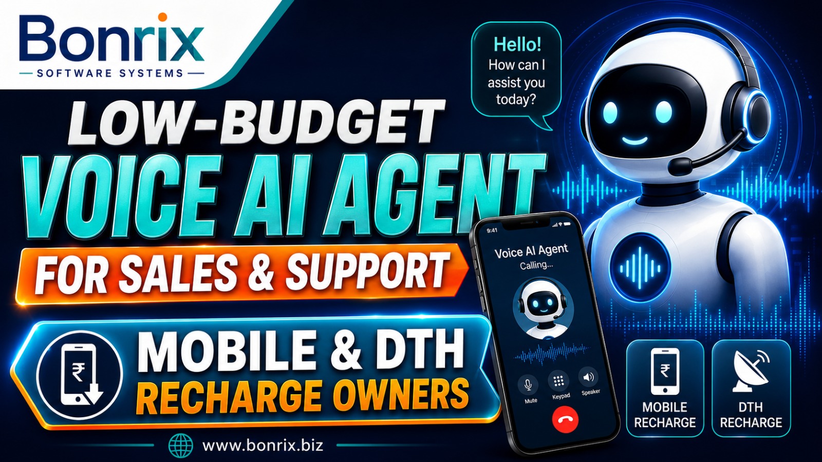 Bonrix Hindi Voice AI Agent